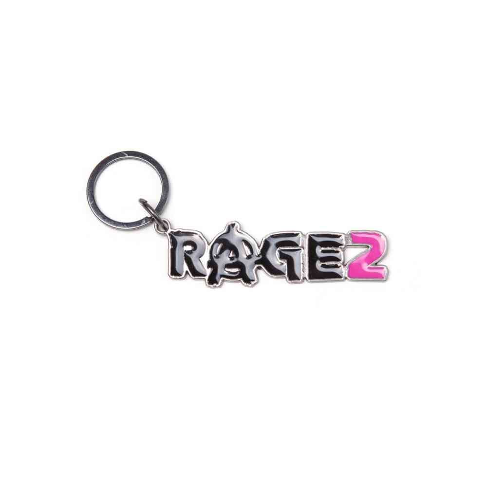 Rage - Logo Sleutelhanger - Zwart